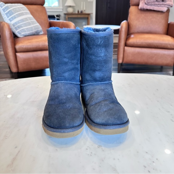 UGG Shoes - Ugg Australia Classic Short II Shearling Boot in Navy Size US 7